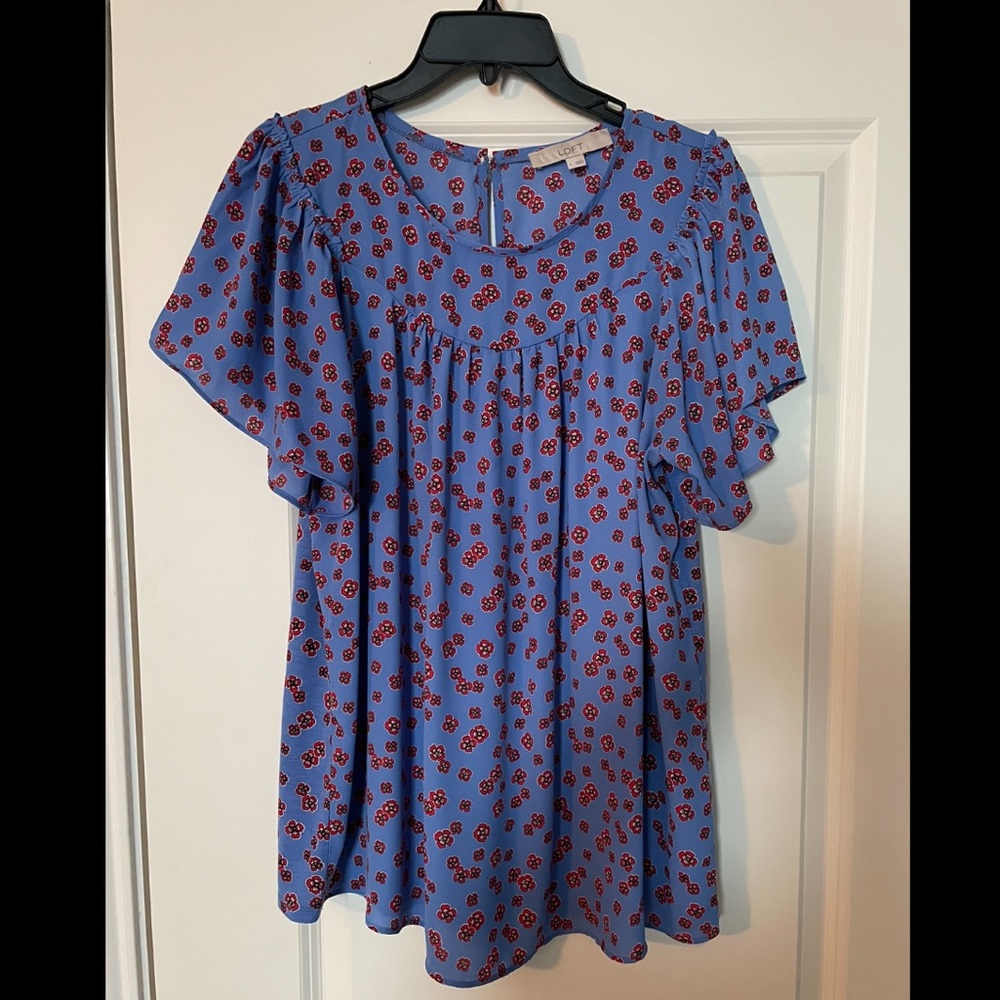 LOFT Floral Blouse